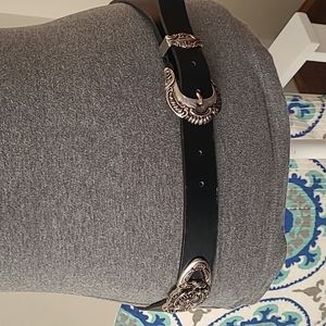 Embellished Black Belt